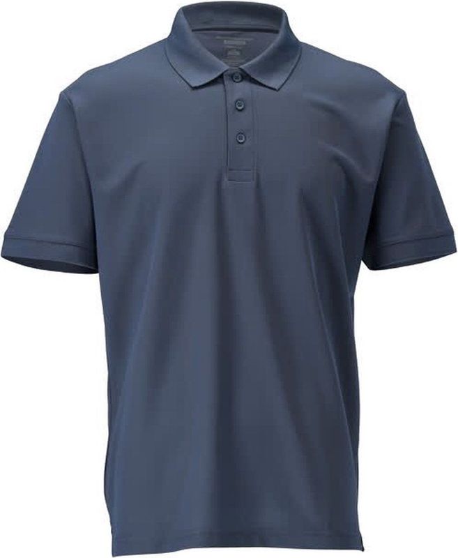 Poloshirt - Blauw - 100% Polyester - Sneldrogend