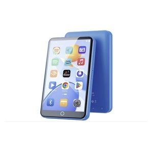 80 GB MP3-speler met wifi, bluetooth, 4 inch IPS touchscreen, muziekspeler voor kinderen, Android MP4-speler met Spotify, Audible, Amazon Music, Deezer, Play Store Streaming Music Apps (blauw)
