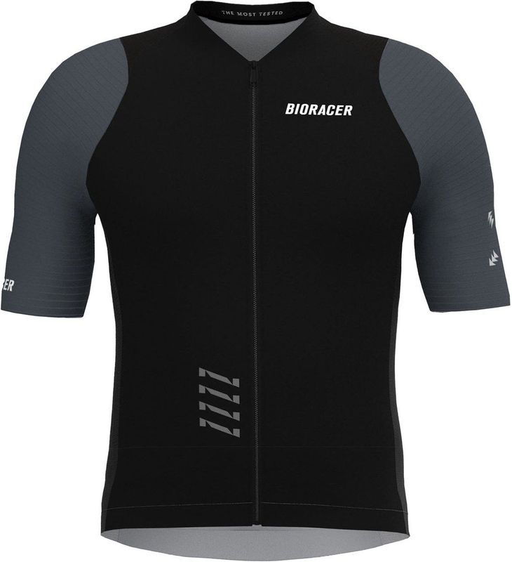 Bioracer - Icon Kids - Fietsshirt - Black Anthracite - Korte Mouw