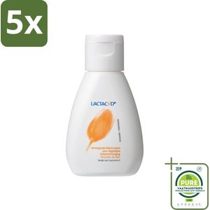 5 x Lactacyd – Verzorgend – Mild en pH-vriendelijk – 50 ml - Grootverpakking - Intieme Verzorging - Wasemulsie - Natuurlijke Balans - PH-vriendelijk - Droogheid