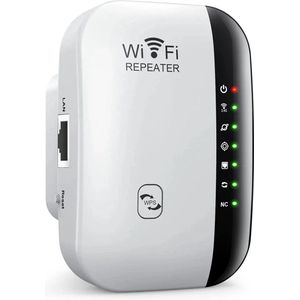 Famyo WiFi Versterker Stopcontact - 300 Mbps - Draadloos - Wit