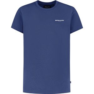 Ballin Amsterdam - Jongens Regular fit T-shirts Crewneck SS - Navy - Maat 8