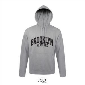 Hoodie 3-213 Brooklyn New York - Lgrijs, xS
