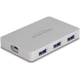 DeLOCK 64279 interface hub USB 3.2 Gen 2 (3.1 Gen 2) Type-C 10000 Mbit/s Grijs