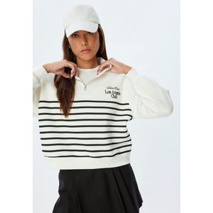 Rechte kraag Rits gedetailleerd Sweatshirt