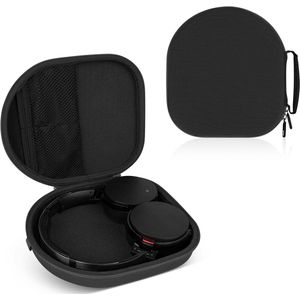 Allecto Plus - Draagtas voor koptelefoon met kabelopslag (Zwart) - Geschikt voor Sony WH-CH720N en WH-1000XM4