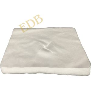 face cover massagebank, disposable hoofdsteunhoesjes, hypoallergeen, massagetafelbeschermer, hygiënische , 100 stuks, wit