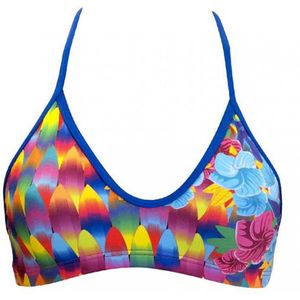 Turbo - Surf And Flower Pattern Mare - Zwemkleding Top - Dames
