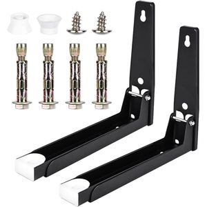 2 stuks magnetronhouders van roestvrij staal met uittrekbare armen - opvouwbaar en wandmontage Deze titel is beknopter en duidelijker.