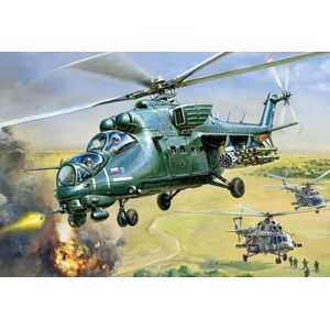Zvezda - Mil Mi-35 (Zve7276) - modelbouwsets, hobbybouwspeelgoed voor kinderen, modelverf en accessoires