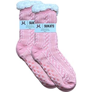 Sukats® Huissokken - Homesocks - Maat 41-46 - Heren Huissokken - Antislip sokken - Fluffy Sokken - Slofsokken - Variant 5 - Meerdere Maten en Varianten