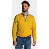 NZA - Gele katoenen half zip sweater