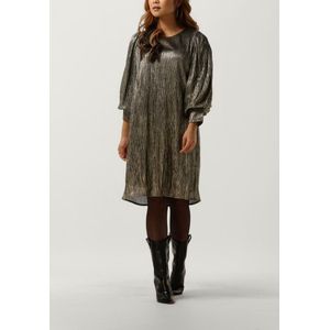 Minus Jamira Dress Jurken Dames - Kleedje - Rok - Jurk - Goud - Maat 38