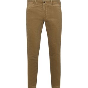 Suitable Chino broek Plato Corduroy Sand - Maat 46 - Heren - Ribstructuur - Volwassen mannen - Mannen broeken
