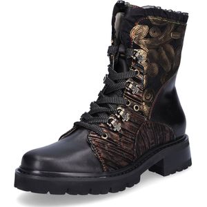 Laura Vita dames veterlaars Kouleo 16 zwart