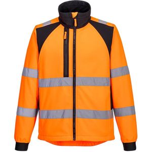 Portwest WX2 Eco Hi-Vis Softshell CD875 - Oranje/Zwart - Werkjas