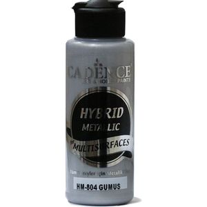Acrylverf - Metallic - Silver - Cadence Hybrid Metallic - 120 ml