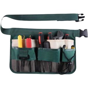 Heavy Duty Tuinzak voor Tuingereedschap met Verstelbare Nylon Riem - Professionele Tailletas voor Elektriciens en Technici