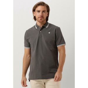 G-Star Raw Dunda Slim Stripe Polo S/s Polo's & T-shirts Heren - Polo shirt - Grijs - Maat M
