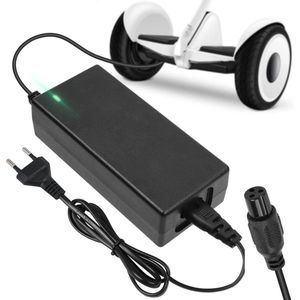 Oplader 42 V 2 A DC 8 mm Universeel Acculader Netadapter - Met LED-indicator - Elektrische Step/Hoverboard/Elektrische Fiets - EU-stekker .