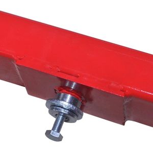 vidaXL Dwarsbalk adapter 2 ton rood - Dwarsbalk Adapter - Dwarsbalk Adapters