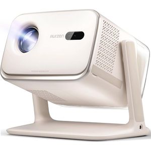 Mini 4-in-1 Streaming-projector met houder - Google TV, WLAN, Bluetooth, 4K Ondersteuning