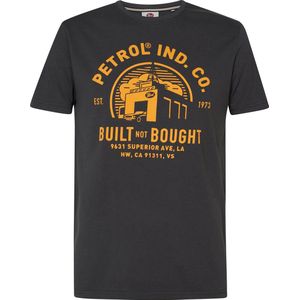 Petrol Industries - Heren Industrial T-Shirt - Grijs - Maat XS