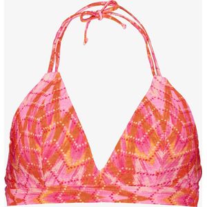 Osaga voorgevormde tankinitop print roze - Maat XXL