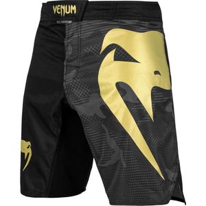 Venum Light 3.0 Fightshorts - Zwart/Goud-XL