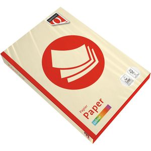 Kopieerpapier quantore colour a4 160gr ivoor | 5 stuks