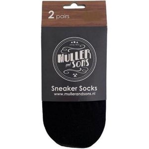 Muller And Sons Since 1853 - zwart - sneaker socks - maat 43/46