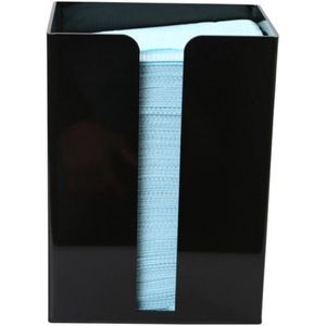 Dental towel houder Kunstof zwart PMU hygiënedoek - PMU onderleggers - tattoo onderleggers - tattoo inkt onderlegger houder zwart