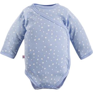 Eevi - Rompertje - Omslagromper - Overslagromper - Witte stipjes - Maat 62 - 2 t/m 4 maanden