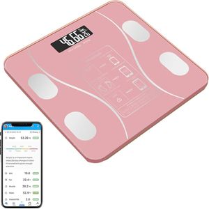 Slimme Digitale Lichaamsvetweegschaal met Bluetooth en USB-oplaadbaar