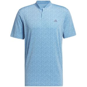 Adidas Ultimate365 Printed Korte Mouw Poloshirt Blauw XS Man