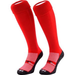 WeirdoSox sportsokken Rood, hockeysokken, voetbalsokken - Maat 31-35