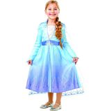 Klassieke Elsa Frozen 2™ outfit voor meisjes - Verkleedkleding - 7/8 JAAR
