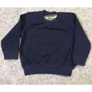 Baby sweater jongens donker blauw maat 74