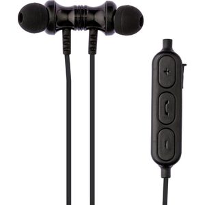 Grixx Optimum In-Ear oordopjes Black - Draadloos - Bluetooth - Magnetische sluiting - In-Ear Click-Serie - Zwart