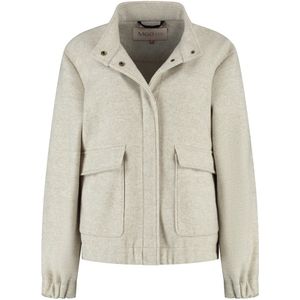 MGO - Caro - Tussenjas - Zand - Bomberjack - Wol-look