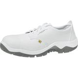 Abeba 32131 S2 werkschoenen | laag model | dames & heren | wit | met stalen neus | ESD | maat 45