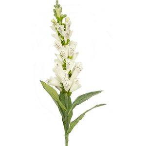 Kunstbloem Vingerhoedskruid 90 cm wit