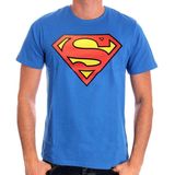 DC Comics - Superman Classic Logo - T-shirt - Blauw