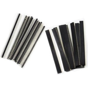 254 mm Breakaway Printplaat 40-pins Mannelijk en Vrouwelijk PCB Header - Arduino Shield Compatibel