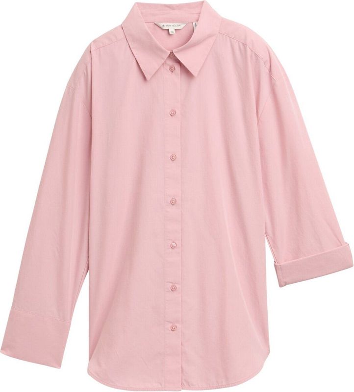 TOM TAILOR - Blouse - Pink - Klassieke Blouse - Lange Mouw