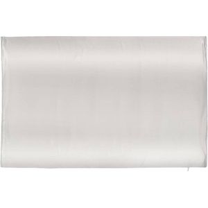 2x Zijden Kussensloop Ergonomisch Ivoor met Zilver Ionen - 22MM - 30x50cm - Satijnen kussensloop