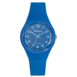Tekday digitaal kinderhorloge 100m blauw 653798 Digitaal