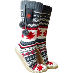 Verwarmde Pantoffels Met Sokken | Elektrische Voetenwarmers Met Oplaadbare Batterij | Antislipzool | Thermisch Comfort voor Winter
