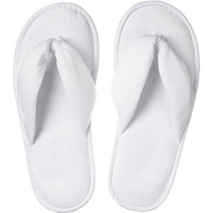 Witte hotel Teenslippers 100 stuks