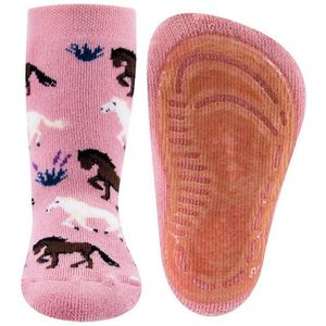 Ewers antislip sokken Paarden- Roze